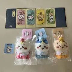 ちいかわ 韓服　韓国限定 屏風 シール付き ⑥ 新品未開封】ちいかわ 韓国限定 韓服 3種セット 非売品屏風オマケ
