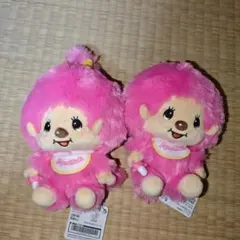 モンチッチ ぽってりお手玉ぬいぐるみセット 新品 タグ付き ピンク