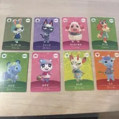 amiiboカード スピカ ミッチェル ジャック ちゃちゃまる　みすず　モニカ