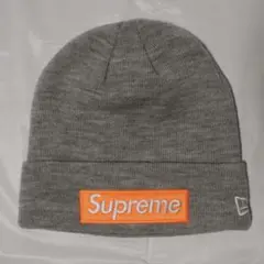 美品☆Supreme New Era Box Logo Beanie