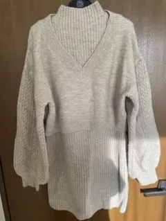 ニットワンピース　セットアップ