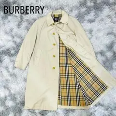 英国製 Burberrys ノバチェック ライナー付ギャバジンステンカラー