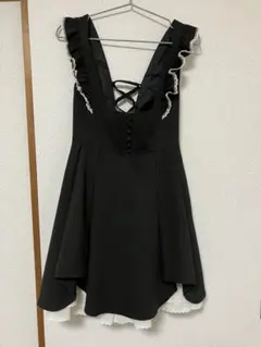 シークレットハニー ジャンスカ ブラック×ホワイト