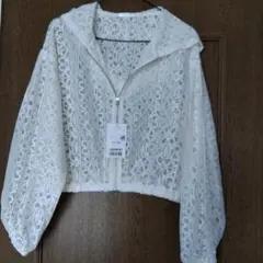 レディース  レースパーカー