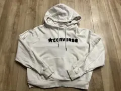 CONVERSE フロントロゴ ホワイトパーカーのサムネイル