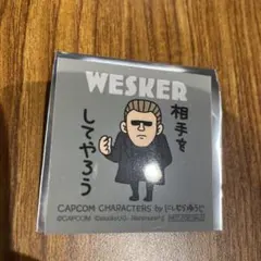ウェスカー クリス ミニステッカー特典　にしむらゆうじ　カプコンストア バイオ ウェスカー ミニステッカー にしむらゆうじ カプコンストア特典 バイオ