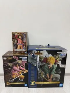 ワンピースフィギュア ☆一番くじロジャー・白ひげ、ギア5ニカルフィ