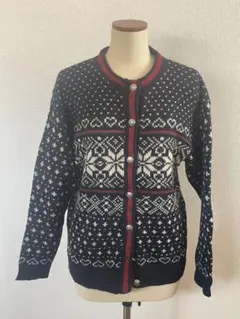 80‘s エルエルビーンバーズアイカーディガン ビンテージvintage USAのサムネイル