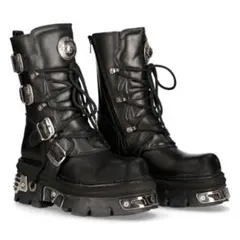 NEW ROCK skull buckles boots マイケルジャクソン - メルカリ