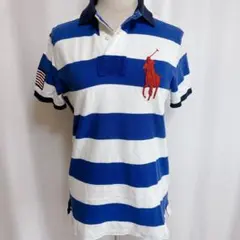 Ralph Lauren ビッグポニー ポロシャツ 太ボーダー y2k swag - メルカリ