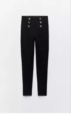 ZARA ハイウエストレギンスパンツ