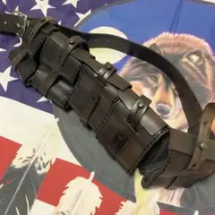 1920〜30年代 中期〜後期 スウェーデン軍 M1910 レザーバンダリア