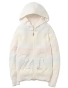 【未使用】ジェラートピケ　フード付き　パーカー　ボーダー　ルームウェア