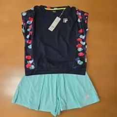 【新品】roche ローチェ シャツ&キュロット セットアップ Mのサムネイル