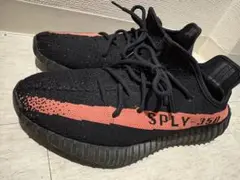 【交渉可】adidas Yeezy Boost 350 V2 ブラック/レッド
