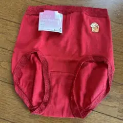 赤いレース付きショーツ Mサイズ