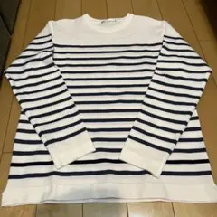 ikka メンズボーダートップス