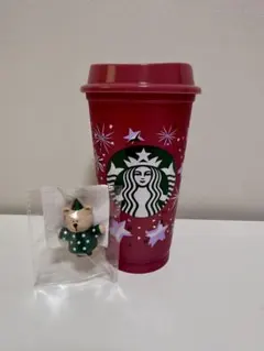 スタバ ホリデー2024 カラーチェンジングリユーザブルカップ べアリスタ
