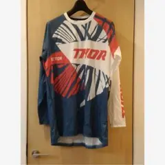 100【L】THOR L/S Tシャツ モトクロス オフロード エンデューロ