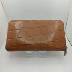 [Y953] FURLA フルラ クロコダイル型押し 長財布