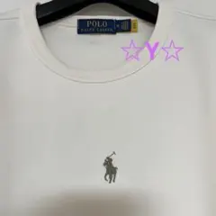 ラルフローレン センターポニー ライトベージュ スウェット