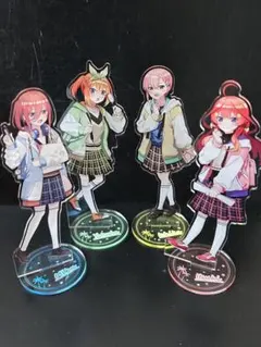 五等分の花嫁　長島スパーランド アクリルスタンド　４体セット