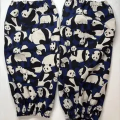 518アームカバー　腕カバー　パンダ　ネイビー