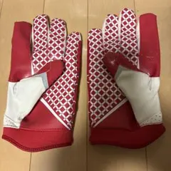 アメフト用　グローブ　赤　限定価格‼️Mサイズ