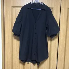 ZARAザラ　可愛かっこいい綺麗目　シャツワンピース