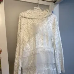 merryjenny 小花柄 フリル パーカー 長袖のサムネイル