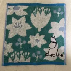 ムーミン 花柄タオルハンカチ