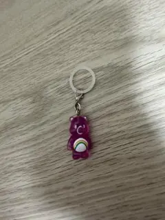 ケアベア クリアマスコットチャームピンク