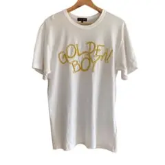 コムデギャルソンオムプリュス 刺繍logo t-shirt GOLDEN BOY