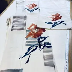 121410宅　織物　訪問着　袷　絹　秋冬春