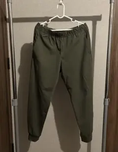 GU ドライストレッチジョガーパンツ L オリーブ カーキ