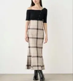 snidel ハイウエストマーメイドスカート 1サイズ