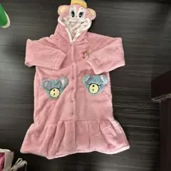 tntntutuクマの耳付きピンクフリースカーディガン新品未使用