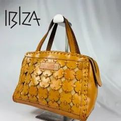 IBIZA イビザ カットワーク グラデーション本革 レザー ハンドバッグ