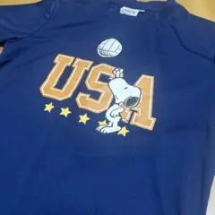 Y137)バレーボール　Ｔシャツ　Ｓ　スヌーピーのサムネイル