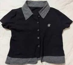 attitude makes style 半袖 チェック カーディガンのサムネイル