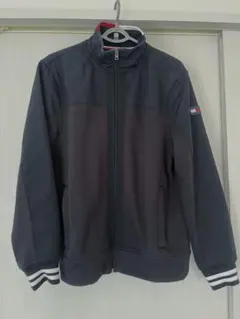 美品TOMMY HILFIGER 男　トミージップアップジャケット ネイビー