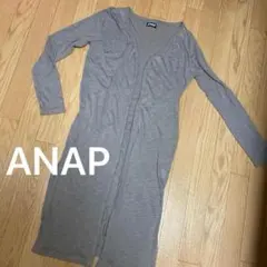 anap 薄手ロングカーデガン　グレーのサムネイル