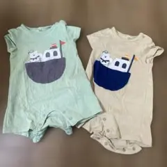 ロンパース 2枚セット サイズ70 双子