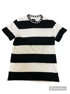 HUF ハフ　tシャツ ボーダー　白黒　サイズXL