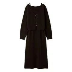 完売品 FRAY I.D フレイアイディー 2wayアンサンブルニットワンピース