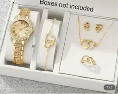 未使用6点セット エレガントな星空デザイン レディースウォッチ✤ネックレス付き