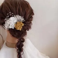 オリーブ色少量セット【らくらくメルカリ便】卒業式　着物ヘア　和装髪飾り　袴
