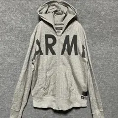 ARMY OVER THE STRIPES スウェットパーカー　ミリタリーのサムネイル