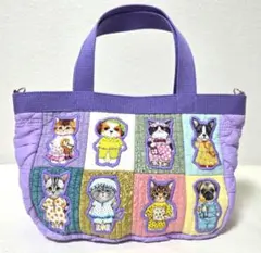 ヌビパッチワーク×バブルキルティングミニトート★コヤンイサムチョン★パジャマ