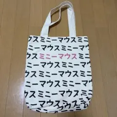 ミニーマウス ロゴ トートバッグ